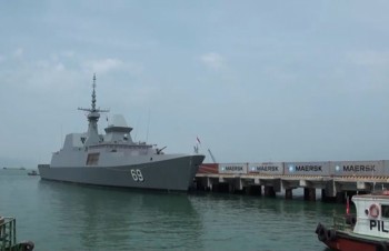 Singapore Navy’s vessel visits Da Nang
