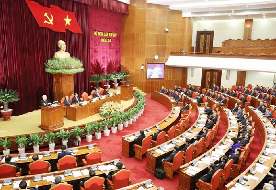 party central committees 7th session concludes