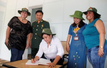 Cuban youth delegation visits Quang Tri
