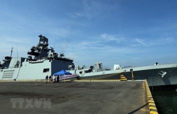 Indian naval ships visit central Da Nang city