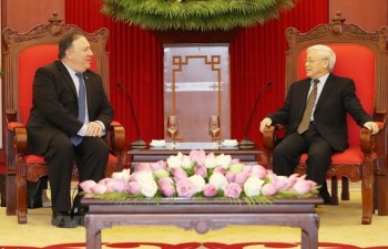 Party chief receives US Secretary of State