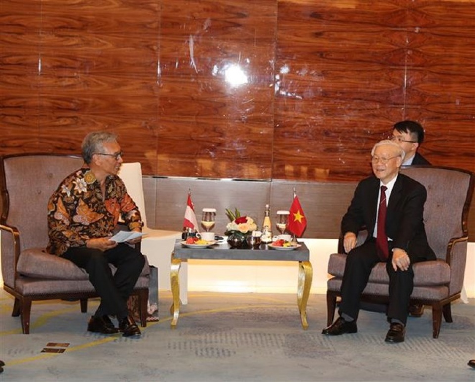 party leader lauds indonesia vietnam friendship associations efforts
