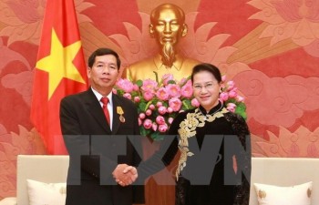 NA Chairwoman urges for deeper Vietnam-Laos judicial cooperation