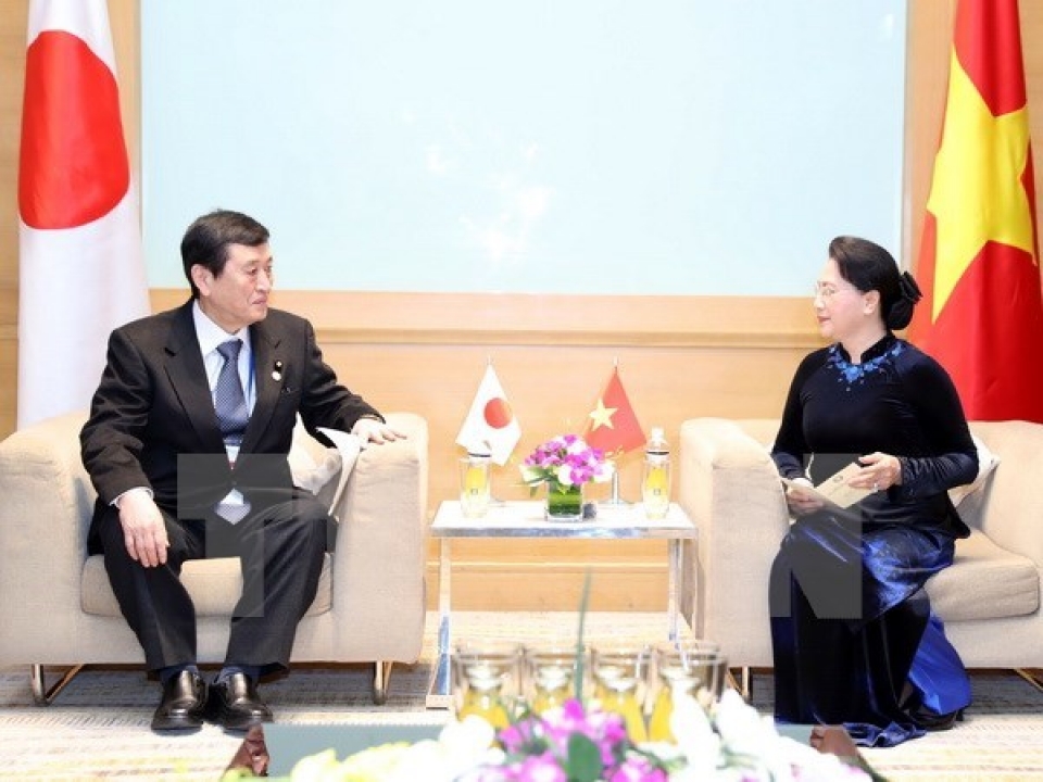 na chairwoman welcomes japanese parliamentary delegation