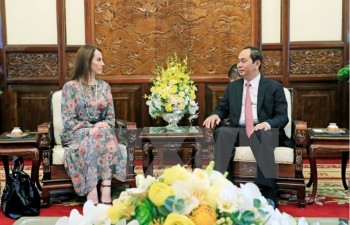 President Tran Dai Quang hosts IPU leaders