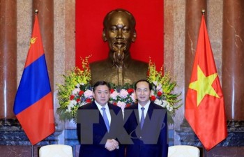 President greets Mongolian top legislator