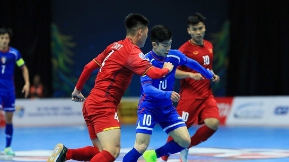afc futsal vietnam grasp quarterfinal place with stunning fight back
