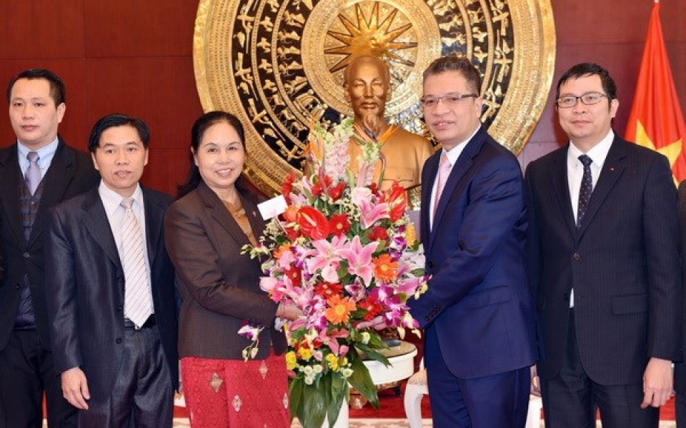 lao ambassador congratulates cpv on founding anniversary