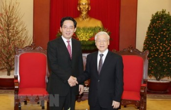 Party chief hosts outgoing Chinese ambassador