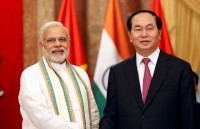 president tran dai quang hails political relations with india