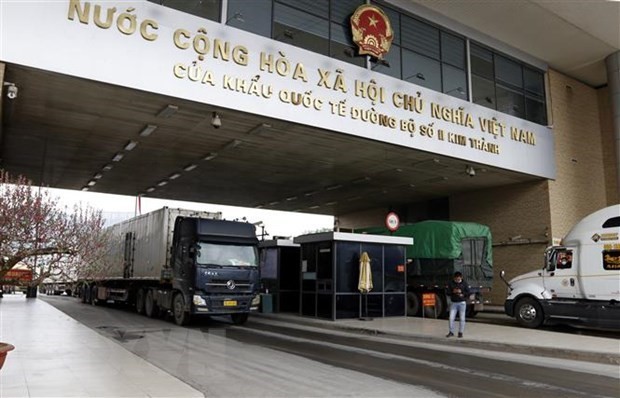 Kim Thanh border gate in the northern province of Lao Cai (Photo: VNA)