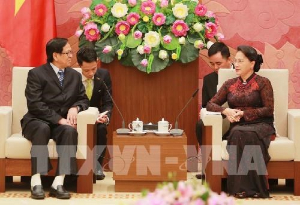 leaders highlight strengthened vietnam myanmar parliamentary ties