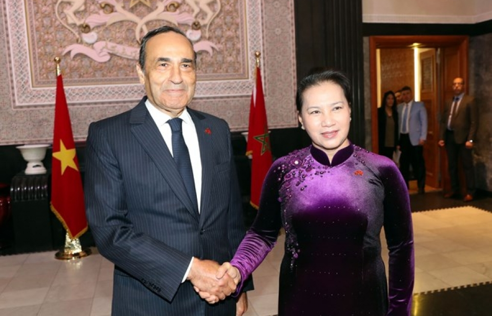 NA Chairwoman, Moroccan House Speaker hold talks