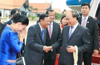 PM Nguyen Xuan Phuc arrives in Cambodia for third MRC Summit