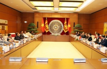Vietnamese, Sri Lankan top legislators hold talks