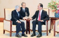 president vietnam japan ties at the best