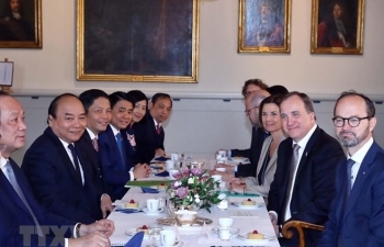Vietnamese, Swedish PMs hold talks