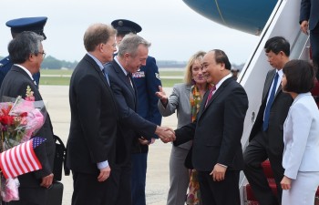 PM Phuc arrives in Washington D.C. for meeting with President Donald Trump