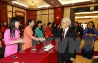 party chief updates ha noi voters on na sessions outcomes