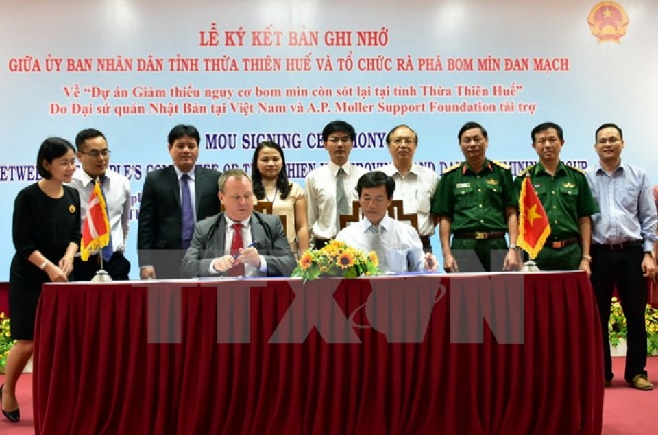 denmark helps clear leftover ordnance in thua thien hue