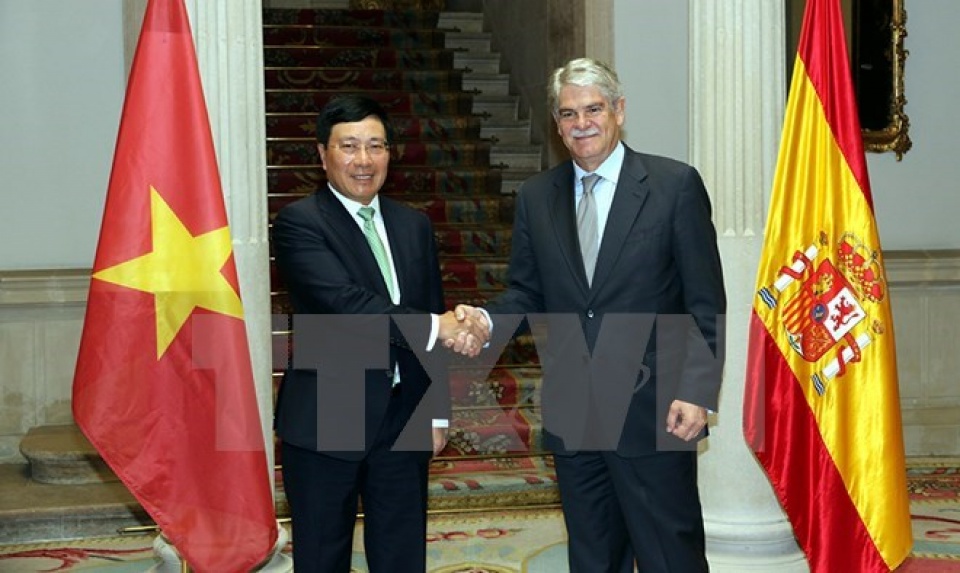 Top diplomats highlights Vietnam-Spain sound cooperation top diplomats highlights vietnam spain sound cooperation