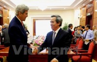 president urges kerry to continue backing vietnam us ties