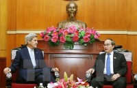 president urges kerry to continue backing vietnam us ties