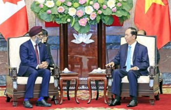 Vietnam provides all means for defence ties with Canada