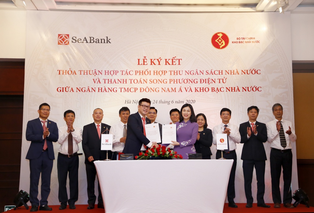 SeABank and State Treasury sign agreement on budget collection and electronic bilateral payment