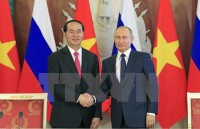 russian media highlight vietnamese presidents visit