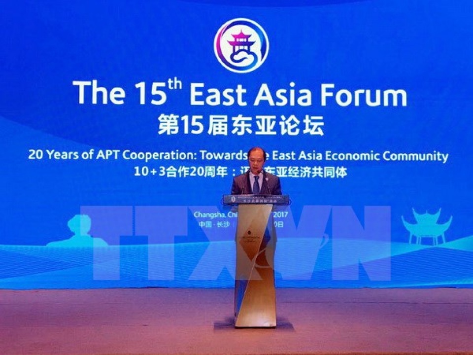 deputy fm co chairs 15th east asia forum