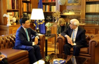 Greek President backs all-round cooperation with Vietnam