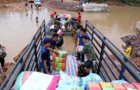 defence ministry supports laos to recover from dam collapse