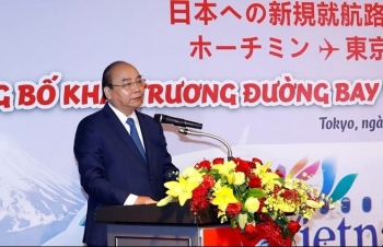 PM Nguyen Xuan Phuc attends launch of Vietjet’s new flights to Japan