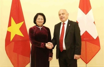 Vietnam treasures ties with Switzerland: Vice President Dang Thi Ngoc Thinh