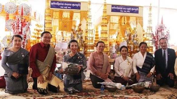 Embassy joins celebration of late Lao leader’s birthday
