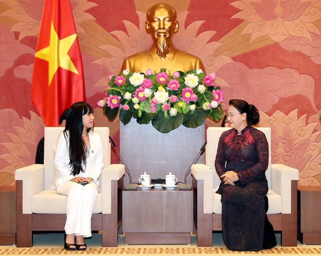 na leader welcomes head of france vietnam friendship parliamentary groups