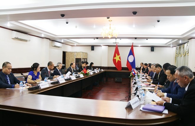 vietnam laos hold fourth political consultation in vientiane