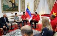 na chairwoman receives venezuelan guests