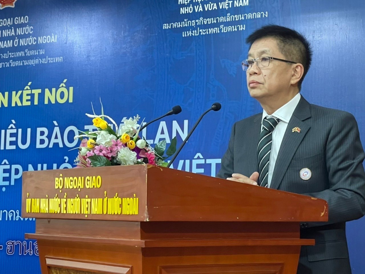 Mr. Ho Van Lam, Chairman of the Business Association of Thai-Vietnam (BAOTV) and owner of the VT Namnueng