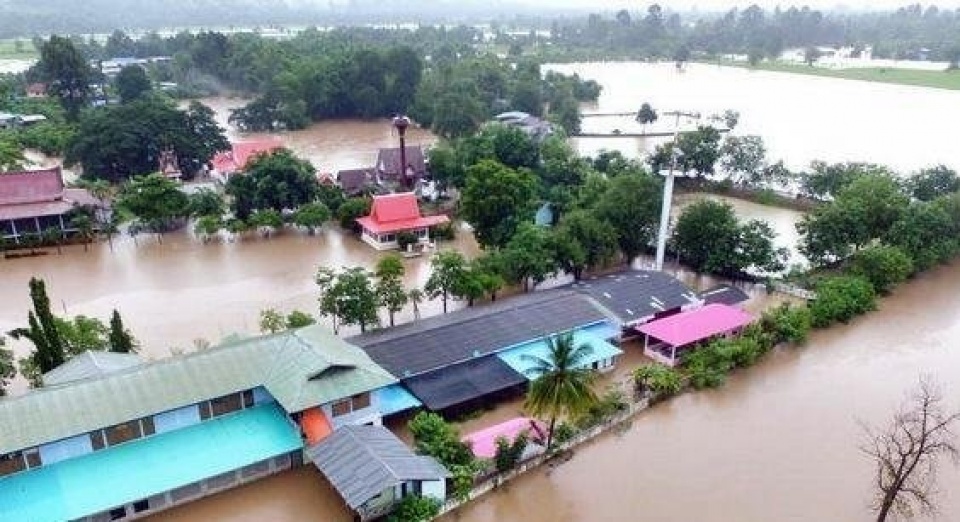 sympathies to thailand on flood triggered property losses