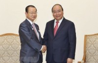 president seeks stronger multifaceted cooperation with japan