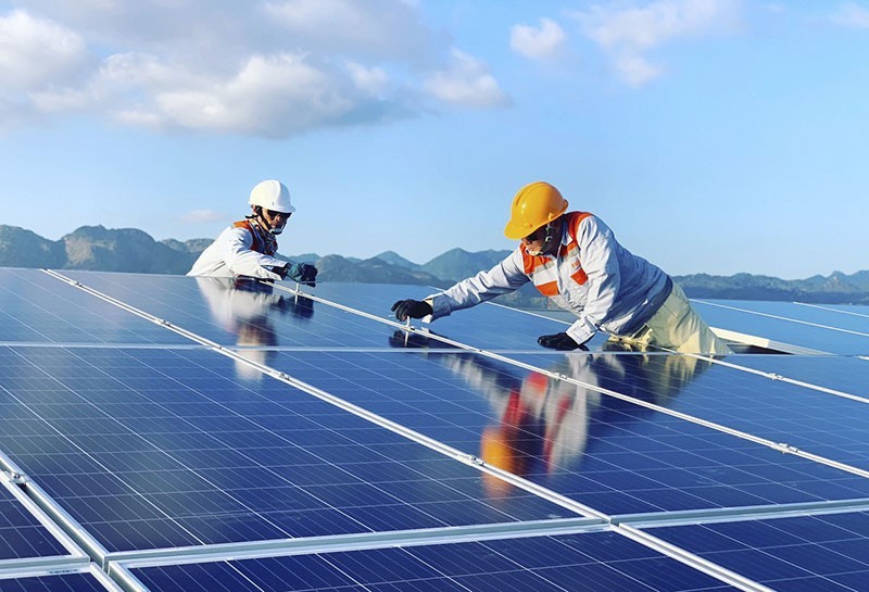 Recently, Vietnam witnessed a rapid growth in solar power. (Photo: Bao Dau tu) Recently, Vietnam witnessed a rapid growth in solar power. (Photo: Bao Dau tu)