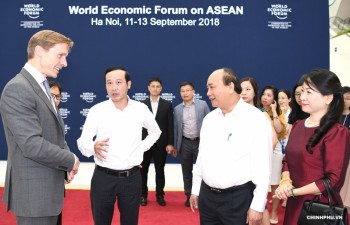 PM inspects preparations for WEF ASEAN