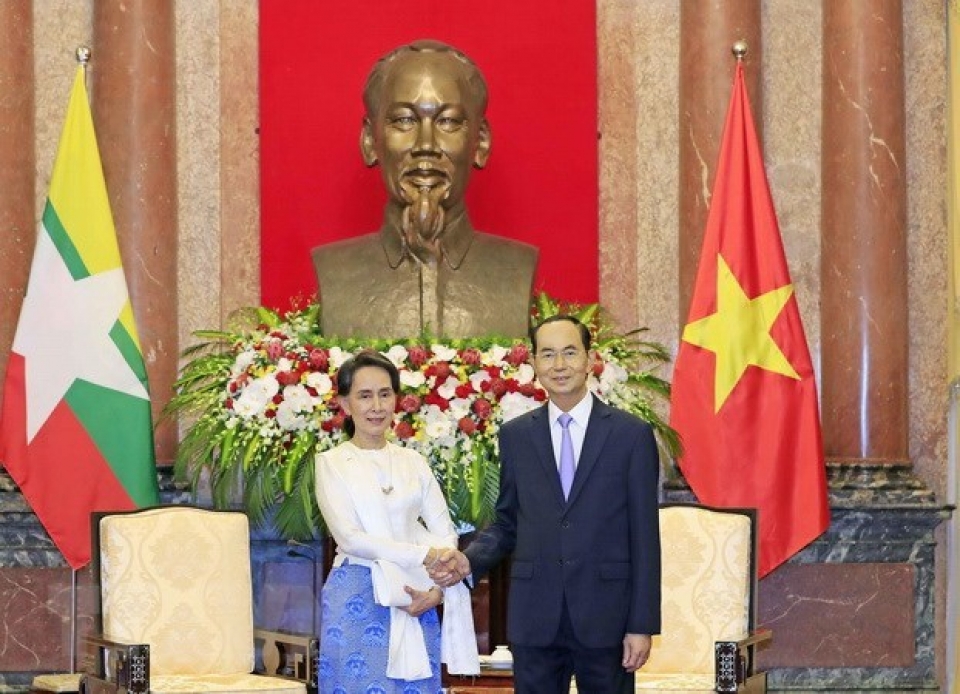 president affirms support for myanmars peace process