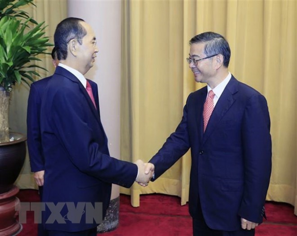 president hosts chinese chief justice