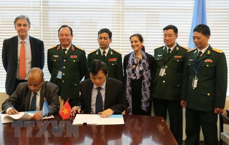 vietnam un ink mou on deployment of field hospital to south sudan