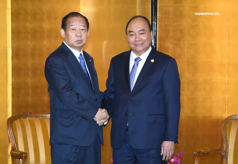 pm receives japan vietnam friendship parliamentary alliance chairman