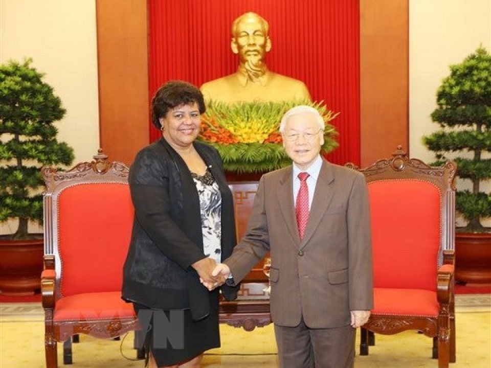 party chief vietnam supports cubas revolutionary cause