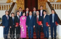 deputy pm meets new lao saudi arabian ambassadors